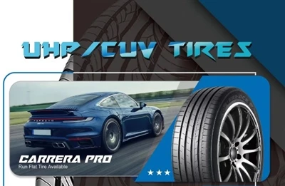 Lốp Carrera Pro Run-Flat — có 6-mặt lốp lớp và thành bên lớp 2-