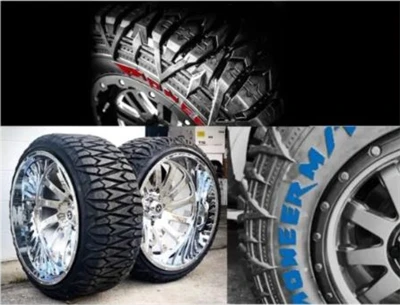 Lốp TRI-ACE MT, hoang dã và chiếm ưu thế, vượt trội khi trượt bùn.